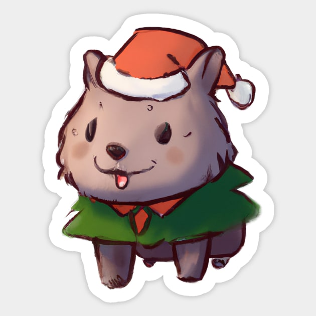 Cute Wombat Drawing Sticker by Play Zoo